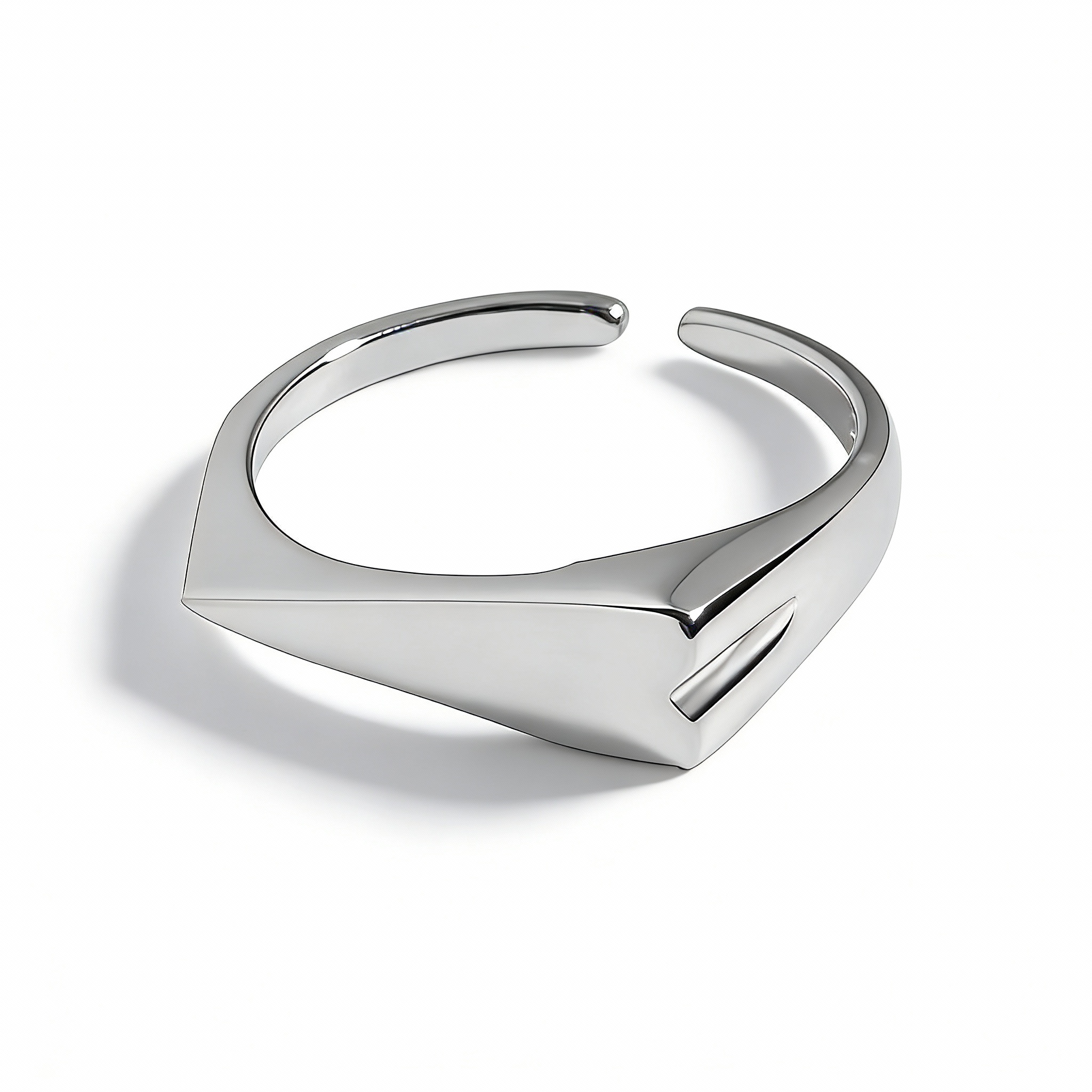 Geometric Minimalist Open Ring