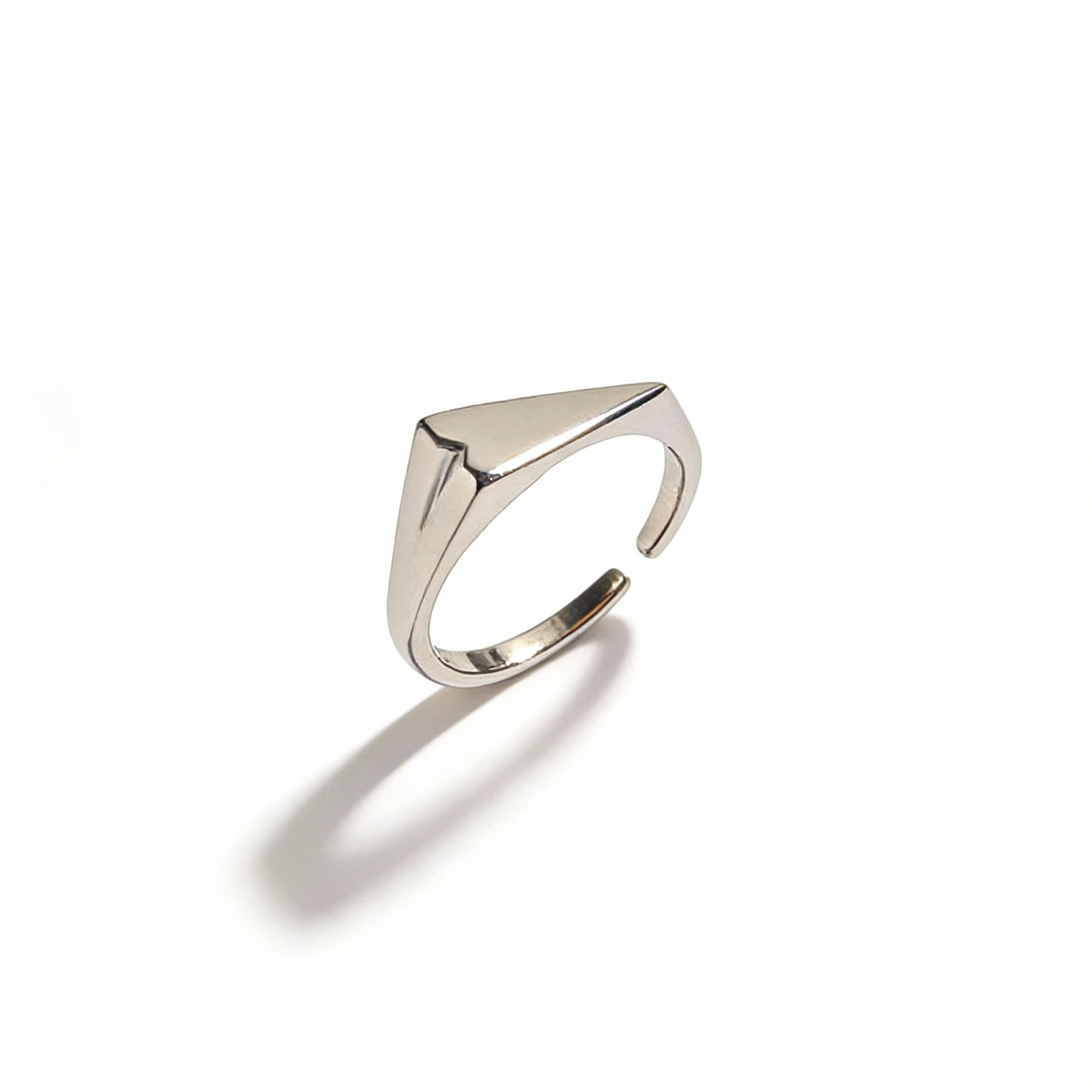 Geometric Minimalist Open Ring